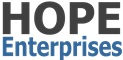HopeEnterprises Org Logo – Large white